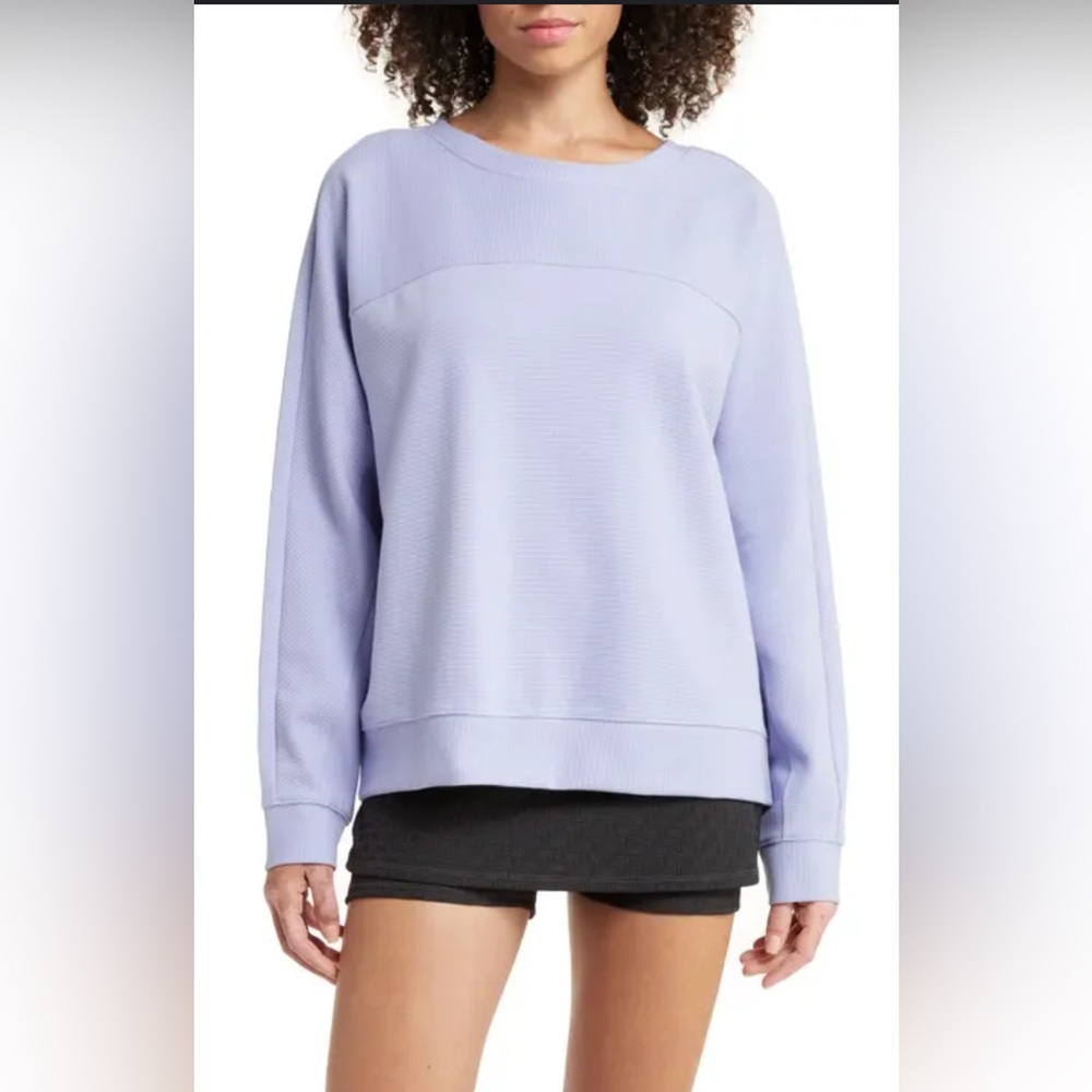 Zella Anya Ottoman Knit Pullover
